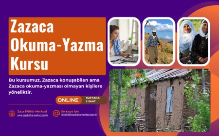 Zazaca Okuma-Yazma Kursu