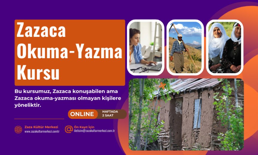 Zazaca Okuma-Yazma Kursu