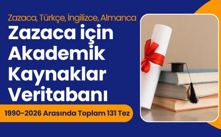 Zazaca ve Zazalar Hakkında Yüksek Lisans ve Doktora Tezleri