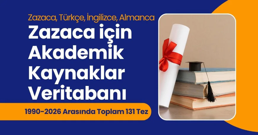 Zazaca ve Zazalar Hakkında Yüksek Lisans ve Doktora Tezleri